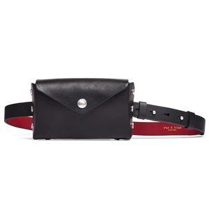 Rag & Bone Atlas Belt Bag - Black Leather